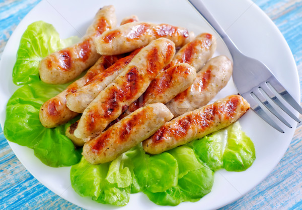 Stock photo: sausages