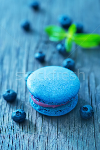 blueberry macaroon Stock photo © tycoon