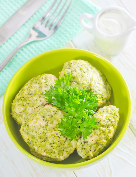 cutlets from chicken and vegetables Stock photo © tycoon