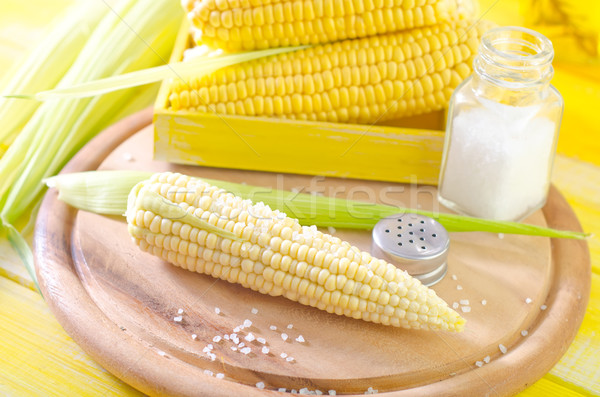 Bouilli maïs sel alimentaire vert or [[stock_photo]] © tycoon