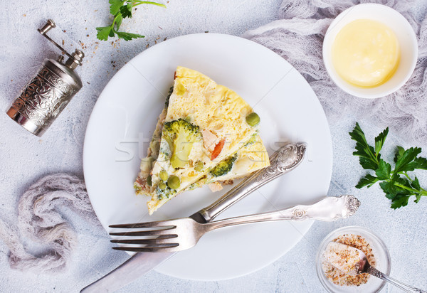 omelette with vegetables  Stock photo © tycoon