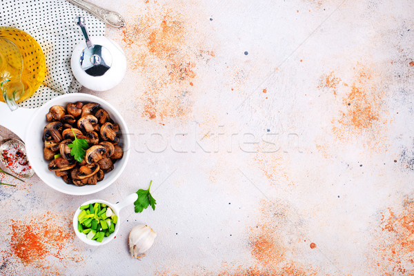 Fried mushrooms  Stock photo © tycoon