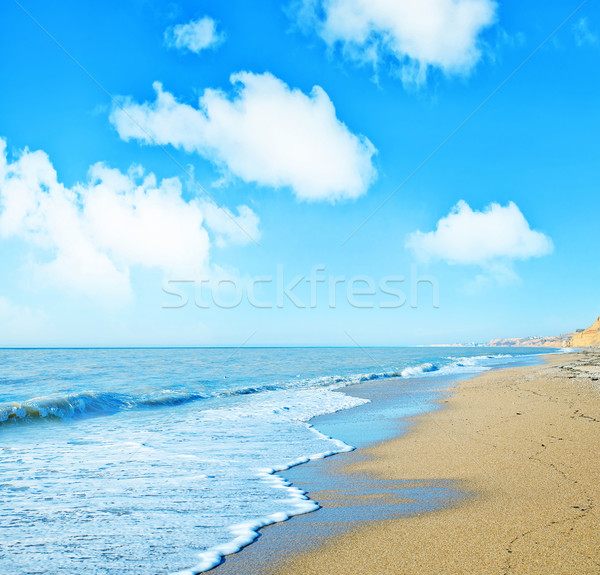 Foto stock: Mar · cielo · costa · playa · sol · océano