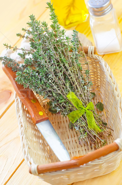 thyme Stock photo © tycoon
