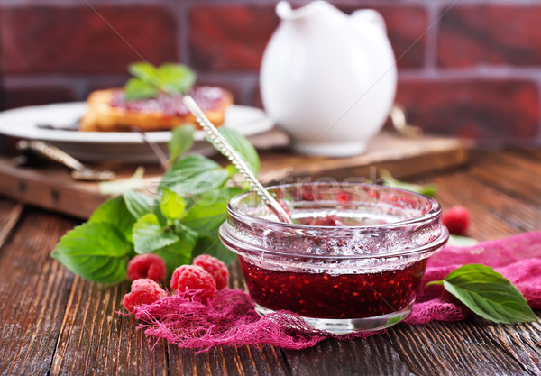 raspberry jam Stock photo © tycoon