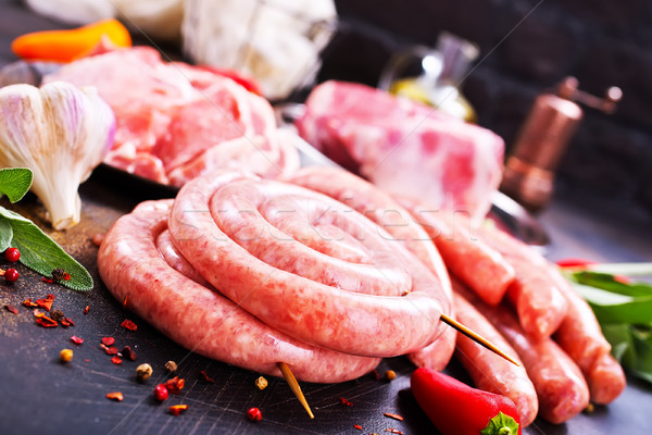 meat and sausages Stock photo © tycoon
