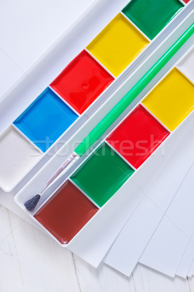 Stock photo: color paint