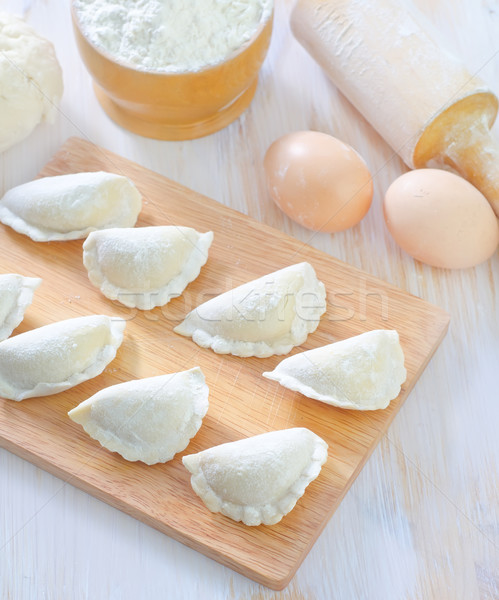 raw dumpling Stock photo © tycoon