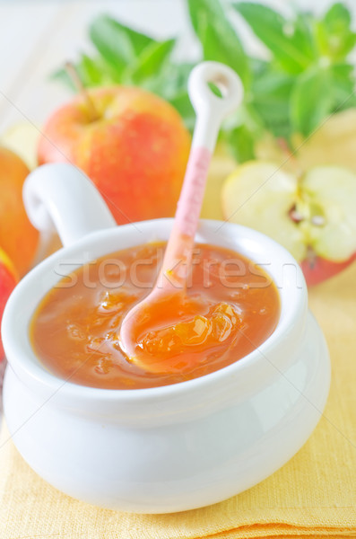 jam and apples Stock photo © tycoon