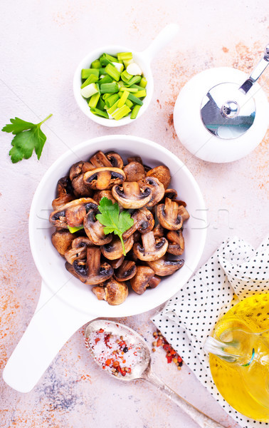 Fried mushrooms  Stock photo © tycoon