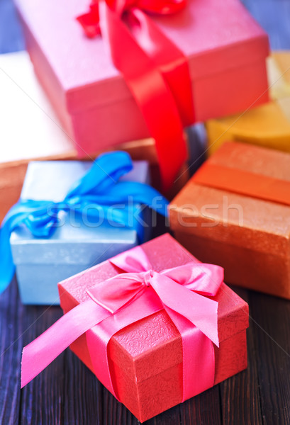 box for present Stock photo © tycoon