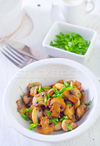 fried mushrooms Stock photo © tycoon