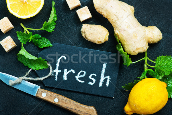 fresh ingredients for tea Stock photo © tycoon