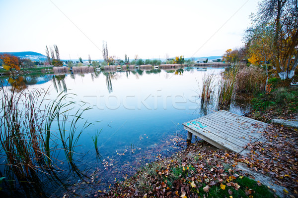 Autumn lake Stock photo © tycoon