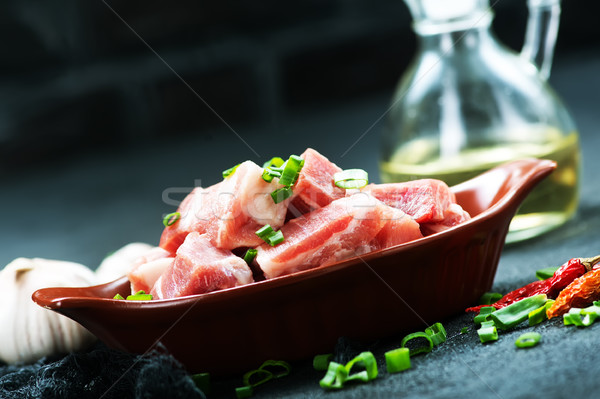 Stock photo: raw meat