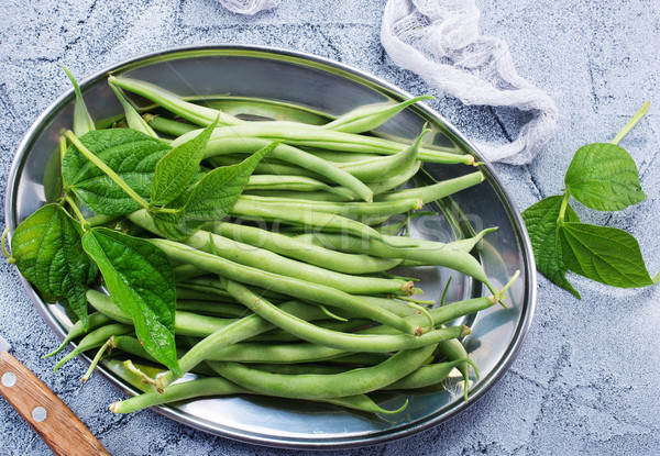 Stock photo: green beans