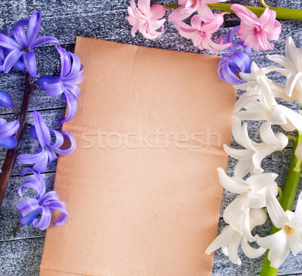 Nota flori şcoală educaţie blocnotes studia Imagine de stoc © tycoon