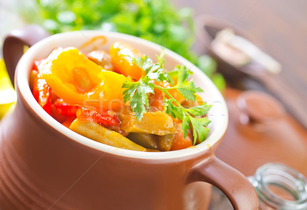 Stock photo: baked vegetables