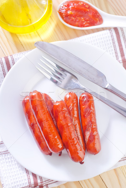 Stock photo: sausages