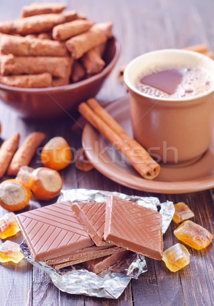 Cafea ciocolată alimente deşert bea stea Imagine de stoc © tycoon