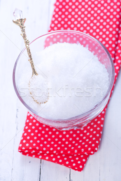Fehér cukor üveg bank asztal étel Stock fotó © tycoon