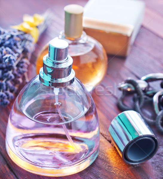 Perfume mulheres corpo vidro garrafa feminino Foto stock © tycoon