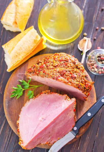 smoked meat Stock photo © tycoon