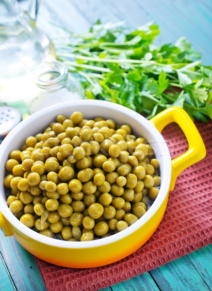 canned peas Stock photo © tycoon