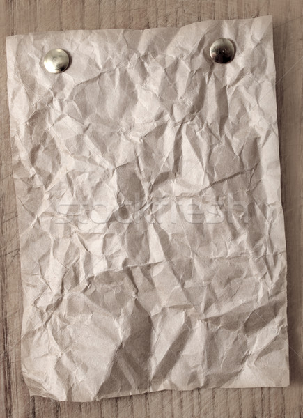 старой бумаги древесины карта письме ретро Vintage Сток-фото © tycoon
