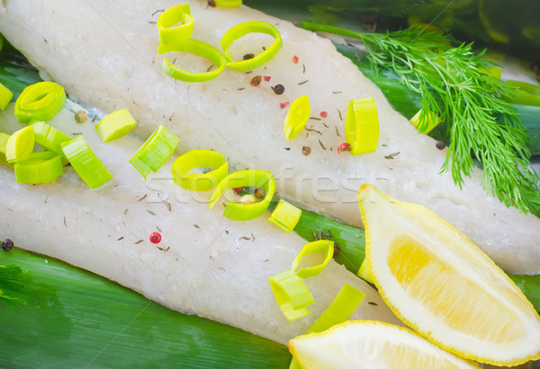 raw fish Stock photo © tycoon