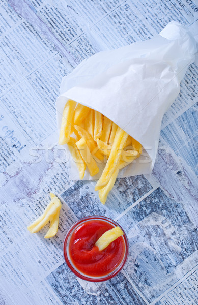 potato with ketchup Stock photo © tycoon