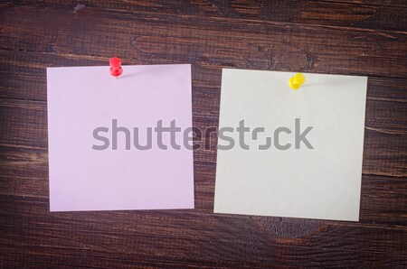 Colore carta legno legno sfondo blu Foto d'archivio © tycoon