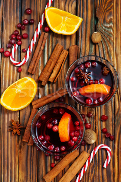Рождества пить плодов аромат Spice вино Сток-фото © tycoon