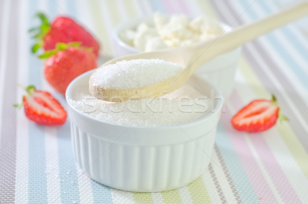 cottage with strawberry Stock photo © tycoon