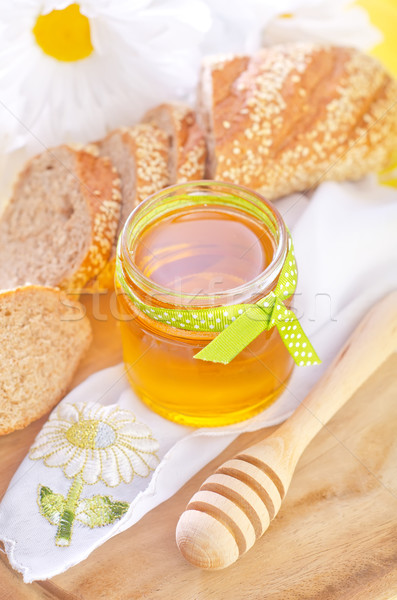 honey and bread Stock photo © tycoon