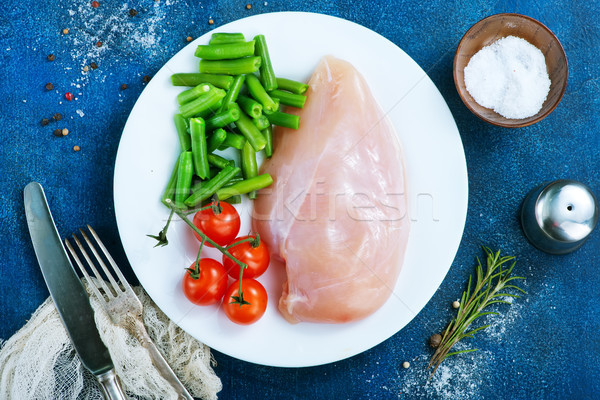 chicken fillet with vegetables Stock photo © tycoon