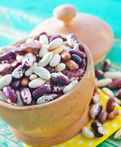 raw beans Stock photo © tycoon