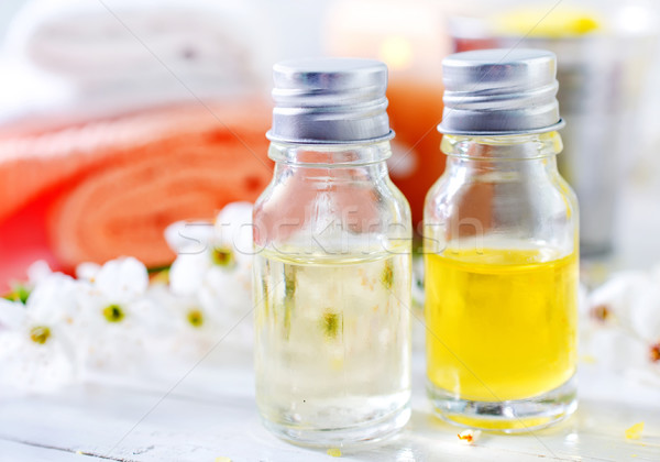 Objecten bad aroma olie gezondheid groene Stockfoto © tycoon