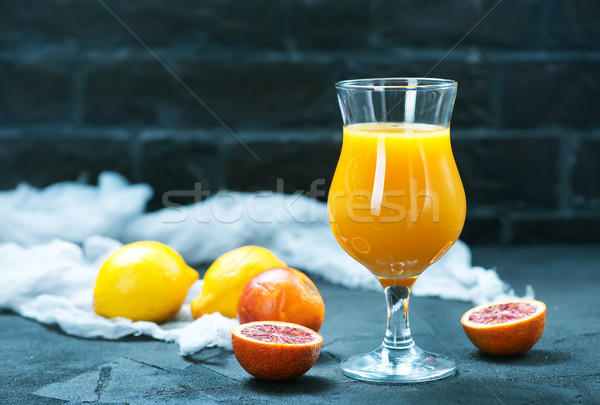 Succo d'arancia arancione fresche arance succo vetro Foto d'archivio © tycoon