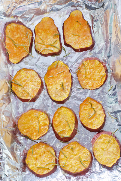 Süßkartoffel Tasse Studio Hintergrund Gemüse Kartoffel Stock foto © tycoon