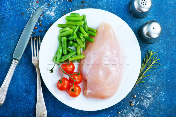 chicken fillet with vegetables Stock photo © tycoon