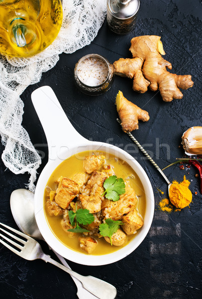 Curry of chicken Stock photo © tycoon