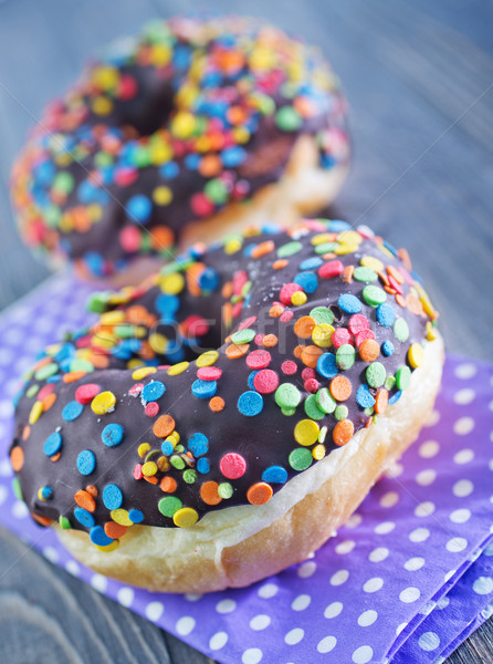 chocolate donuts Stock photo © tycoon