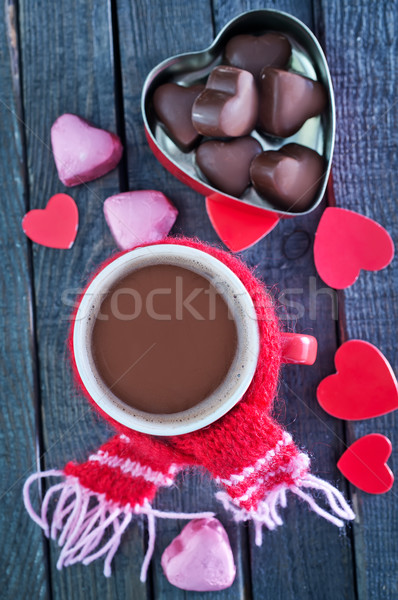 candy and cocoa in cup Stock photo © tycoon