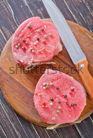 raw meat Stock photo © tycoon