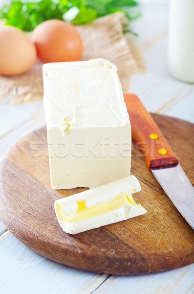 マーガリン ホーム 卵 キッチン 表 脂肪 ストックフォト © tycoon