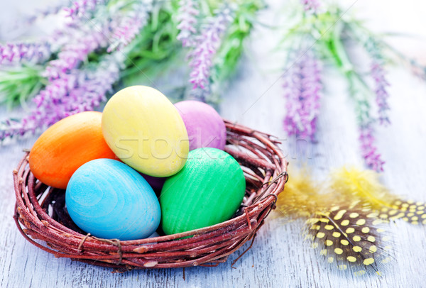 decorative painted Easter eggs Stock photo © tycoon