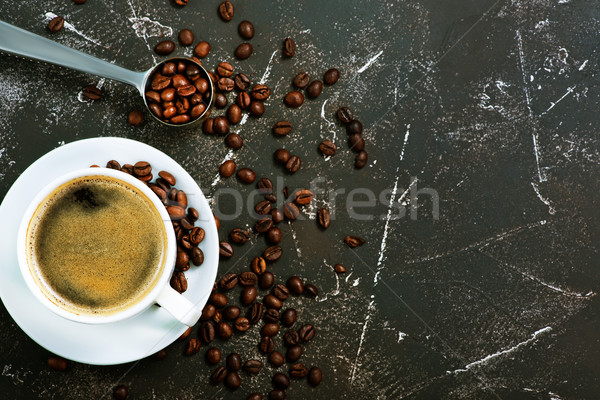 кофе чашку кофе таблице древесины фон группа Сток-фото © tycoon