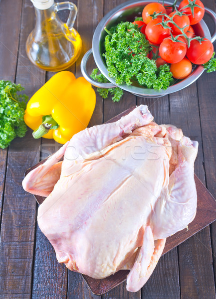 raw chicken Stock photo © tycoon