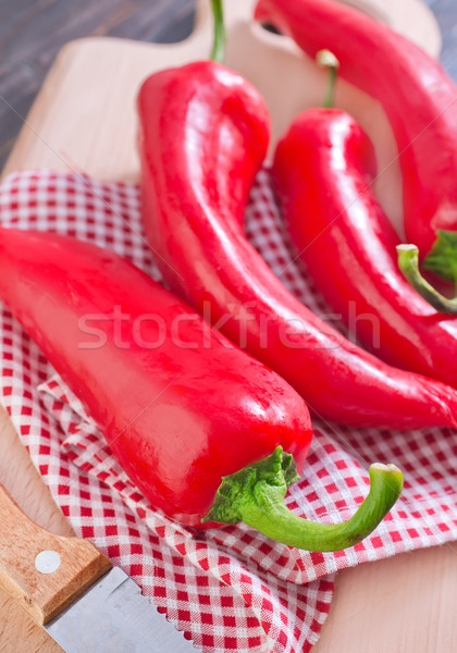 red peppers Stock photo © tycoon